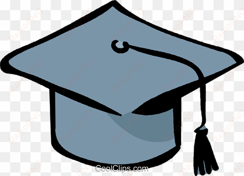 graduation hat royalty free vector clip art illustration