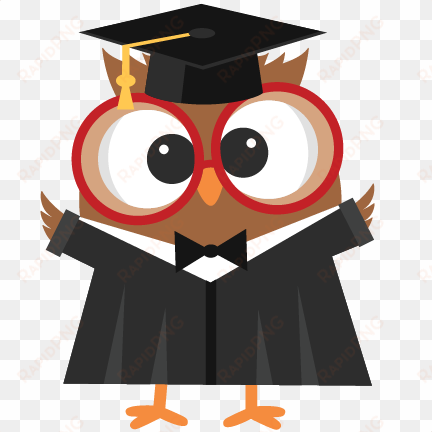 graduation owl svg scrapbook cut file cute clipart - graduation owl