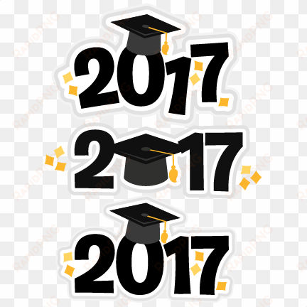 Graduation Titles Svg Scrapbook Cut File Cute Clipart - Graduation 2017 Png transparent png image
