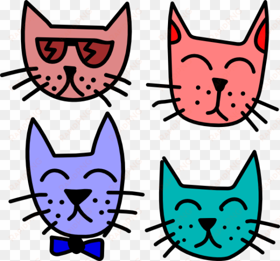 graffiti cats svg clip arts 600 x 559 px