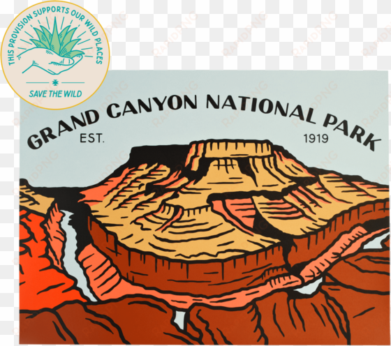 grand canyon national park print - grand canyon national park hat (flat)