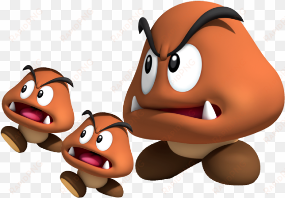 grand goomba & goombas, super mario 3d land