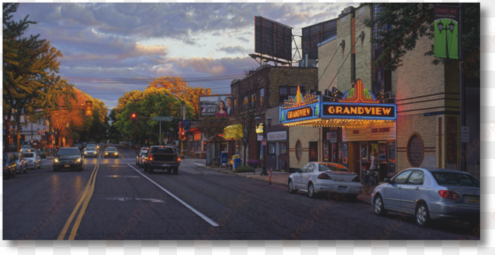 grandview , 2014-15 acrylic on canvas 29 x 58 inches