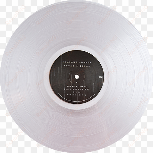 graphic black and white alabama shakes sound color - clear vinyl png