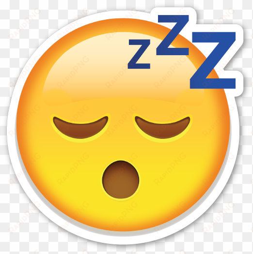 graphic black and white sleeping face pinterest stickers - sleepy emoji transparent background
