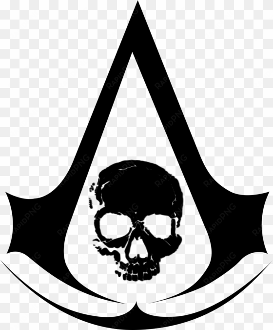 graphic free assassin s iv black flag symbol assassins - assassins creed 4 logo