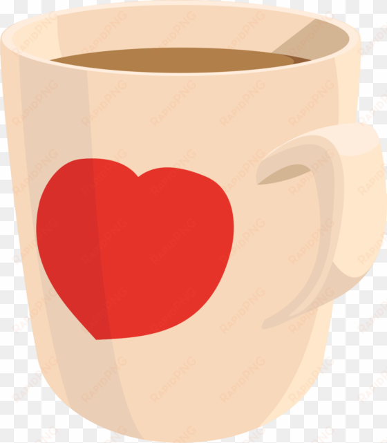 graphic free library big image png - clipart heart coffee cup