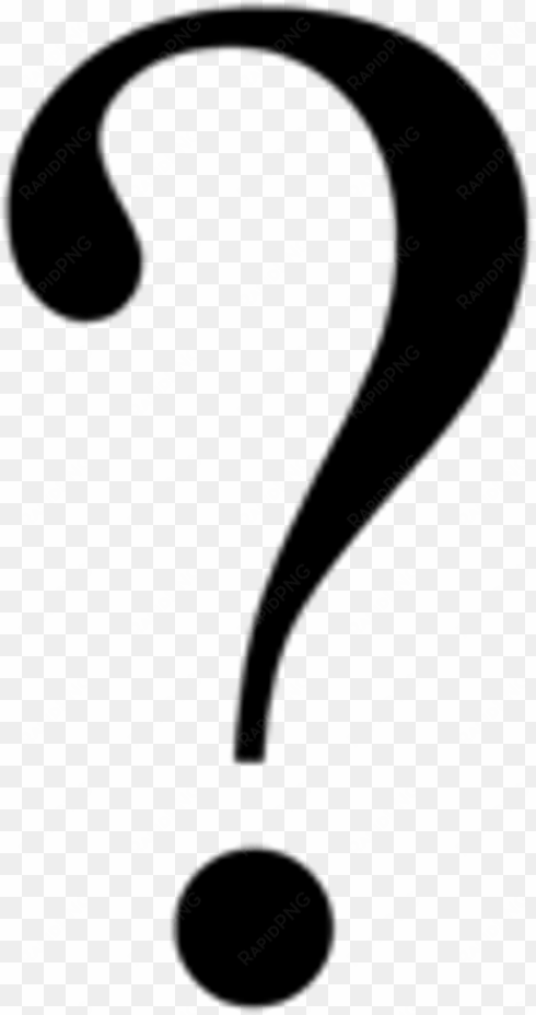 graphic freeuse black and white question mark clipart - question mark