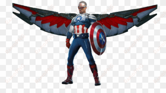 graphic freeuse stock png render by mrvideo vidman - falcon captain america png