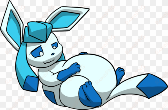 graphic library glaceon transparent shadow - glaceon fat