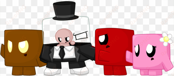 Graphic Library Library Brownie Drawing Super Meat - Meat Boy Vs Dr Fetus transparent png image