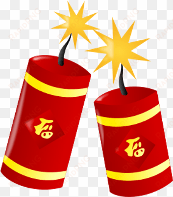 graphic royalty free chinese hat clipart - fire cracker