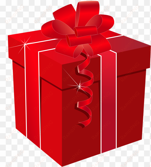 graphic royalty free present clipart png - red gift box png