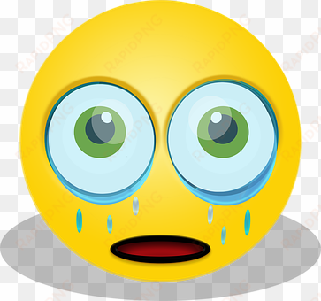 Graphic, Smiley, Emoticon, Crying, Sad - Trauriger Smiley transparent png image