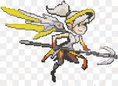 graphic transparent image spray png overwatch wiki - overwatch mercy pixel spray