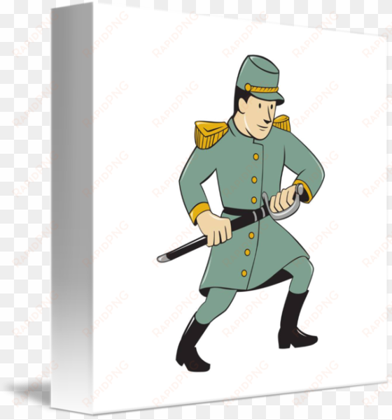 graphic transparent stock confederate army sword cartoon - civil war soldier cartoon