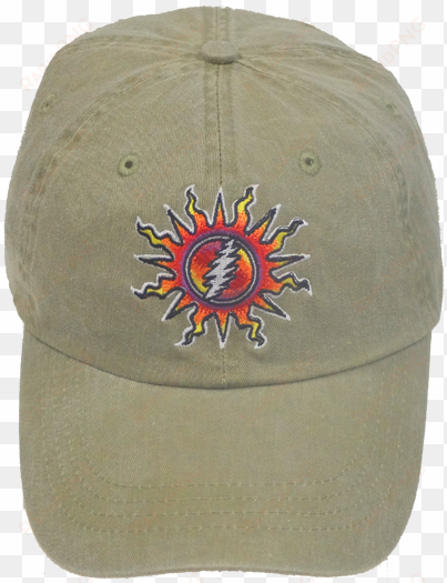 grateful dead 13 point lightning bolt shining from - dyetheskyart grateful dead hat - sunshine lightnin'