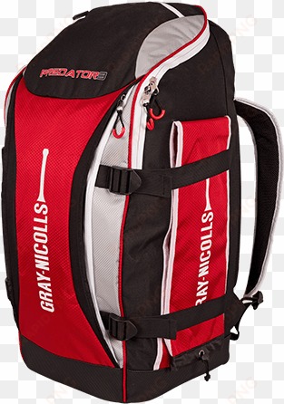 gray nicolls predator3 100 black/grey/red cricket kit - gray nicolls cricket bag