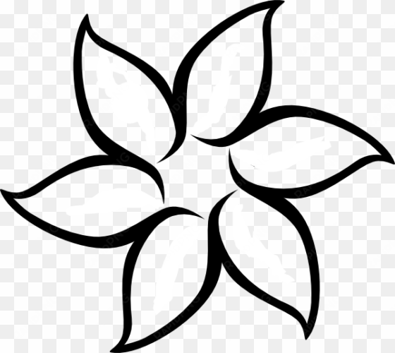 great template for flower craft ideas - simple flower outline