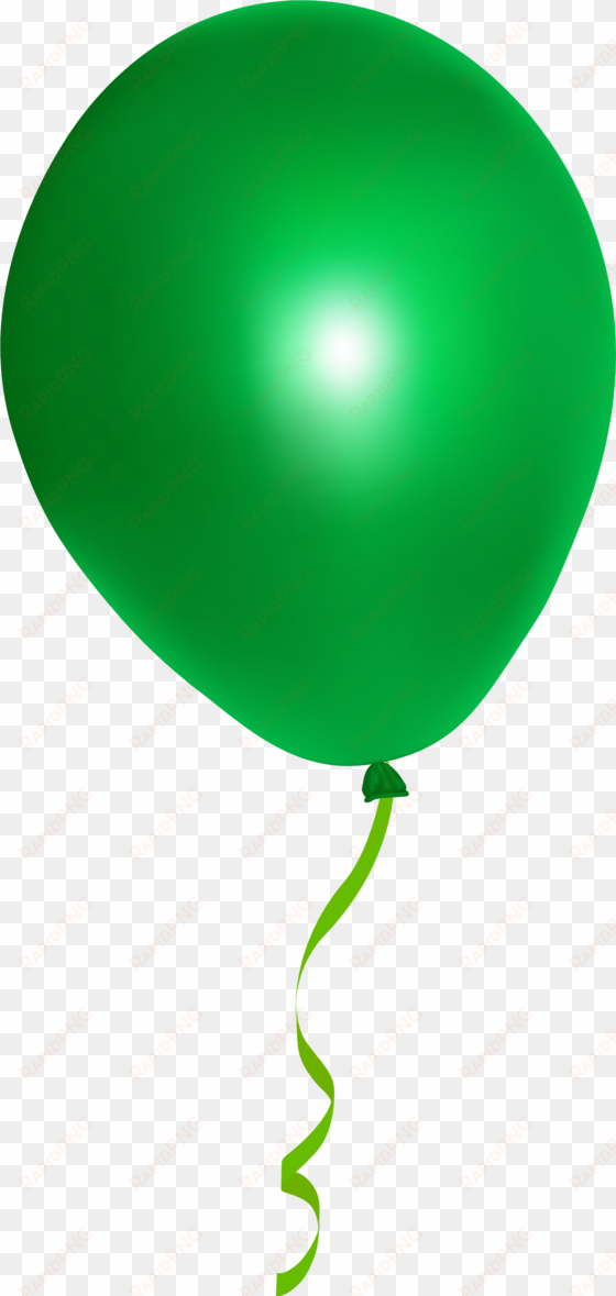 green balloon png image - transparent background green balloon