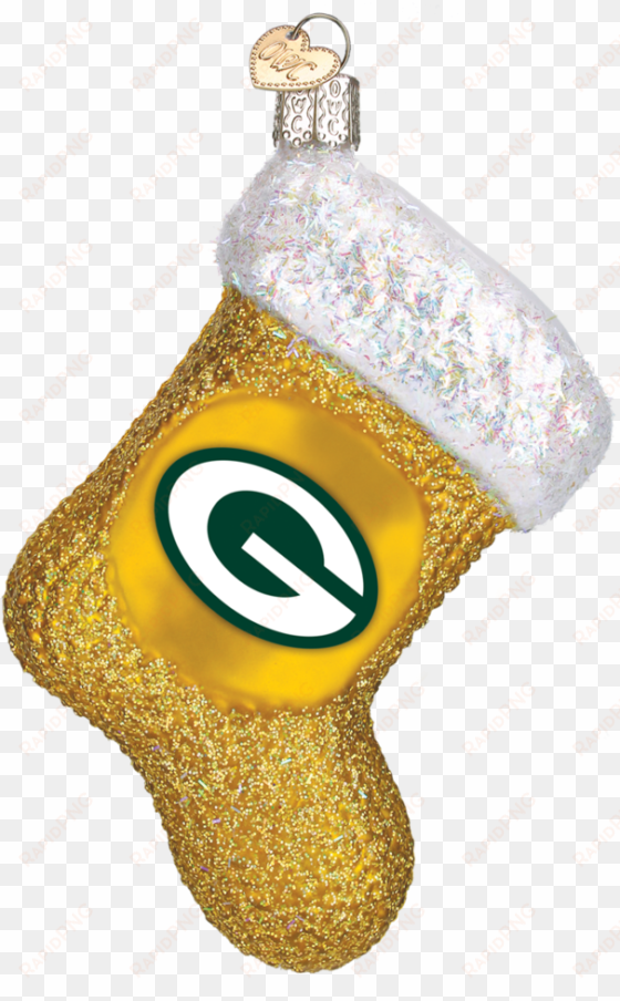 green bay packers stocking ornament