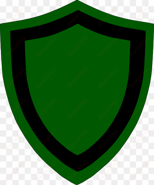 green black shield clip art at clker - green and black shield