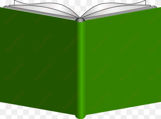 green clipart open book - green open book clipart