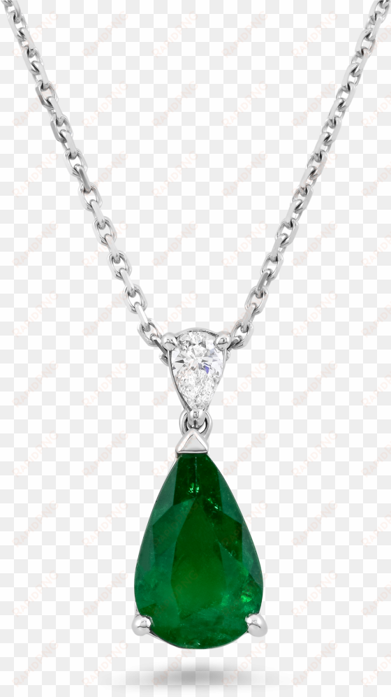 green diamond pendant png image - necklace