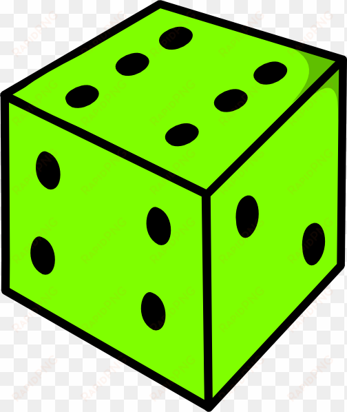 green dice clip art at clker - green dice clipart