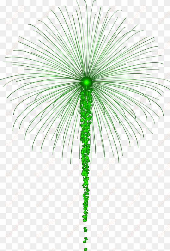 green fireworks for dark images png clip art