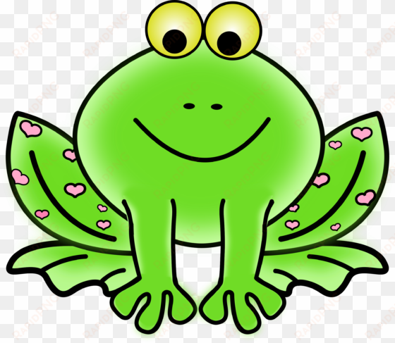 green frog clipart transparent background - frog clipart