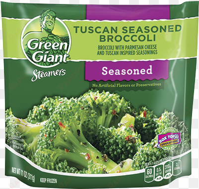Green Giant Tuscan Seasoned Broccoli - Green Giant Broccoli Steamers transparent png image