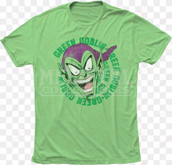 Green Goblin Laughing T-shirt - Green Goblin Marvel T Shirt transparent png image