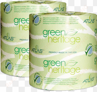 Green Heritage Bathroom Tissue - Atlas Paper Mills 205green Green Heritage Bathroom transparent png image