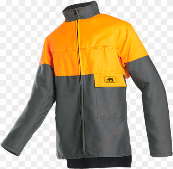 green/hi-vis orange - boxer sikkerhedsjakke til skovbrug orange/grå 3xl