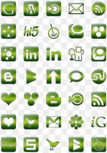 green jelly social media icon pack by webtreatsetc - information sign