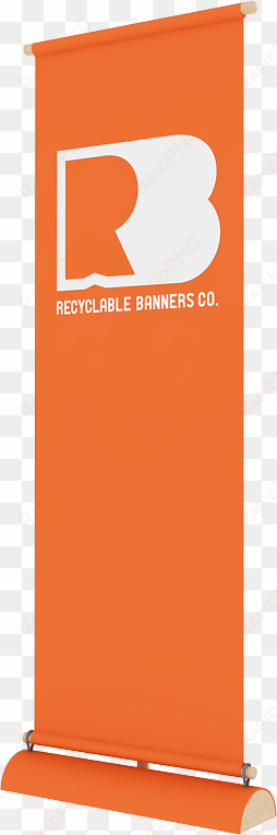 green recyclable tradeshow banners - poster