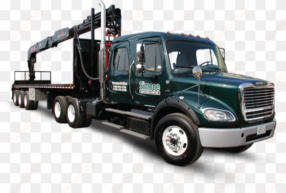 green simcoe block truck - trailer truck