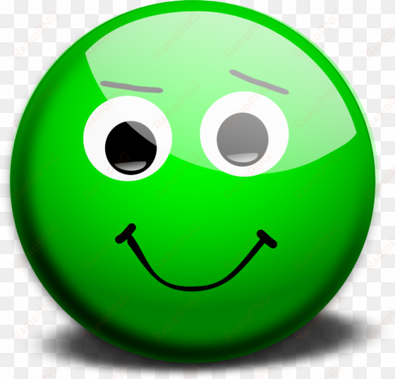 green smiley face png