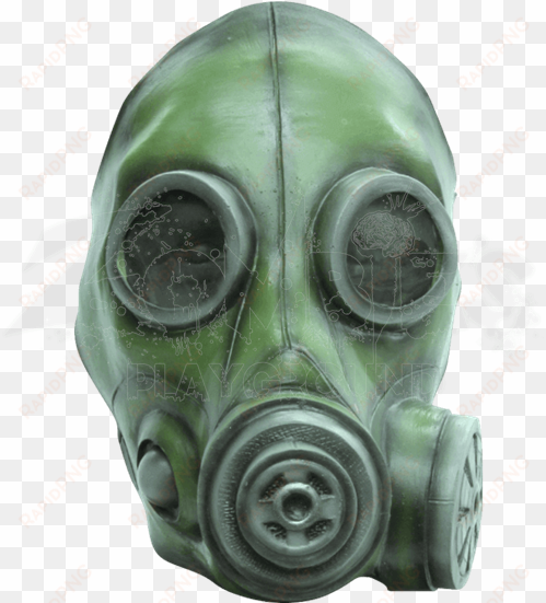 Green Smoke Mask - Green Gas Mask transparent png image