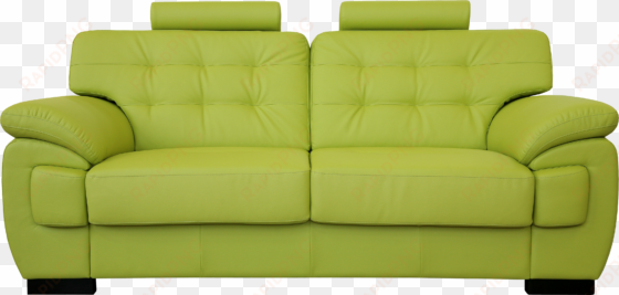 green sofa png image - transparent background sofa set png