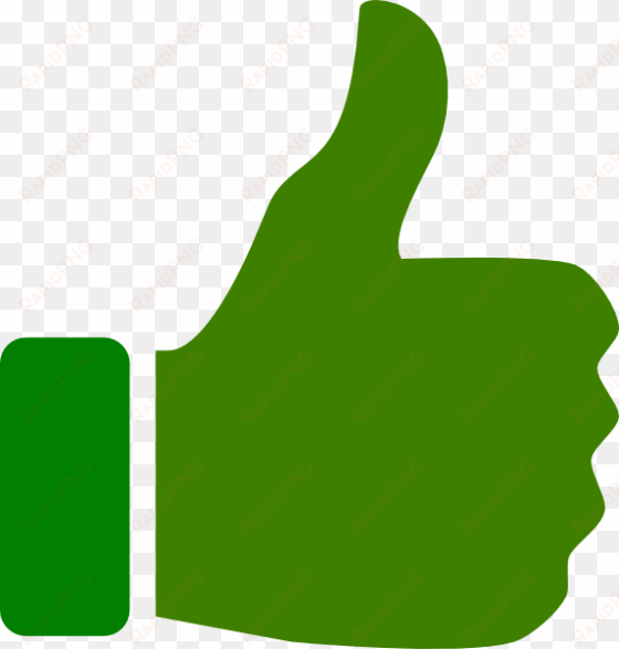 Green Thumbs Up Clip Art At Clker - Green Thumbs Up Png transparent png image