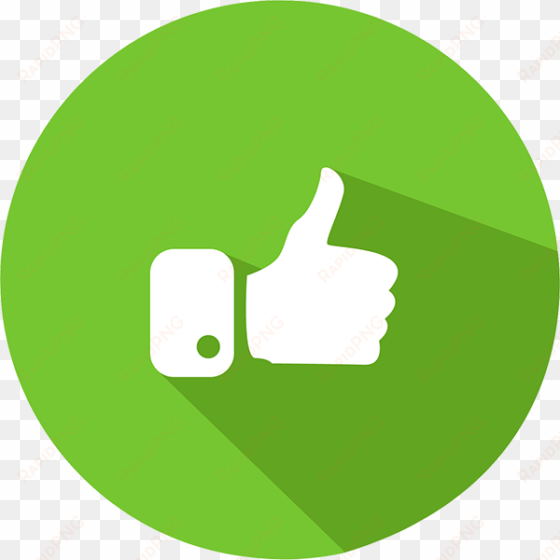 Green Thumbs Up - Thumbs Up Down Icon transparent png image