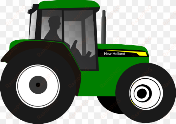 Green Tractor Clip Art - Tractor Clipart transparent png image