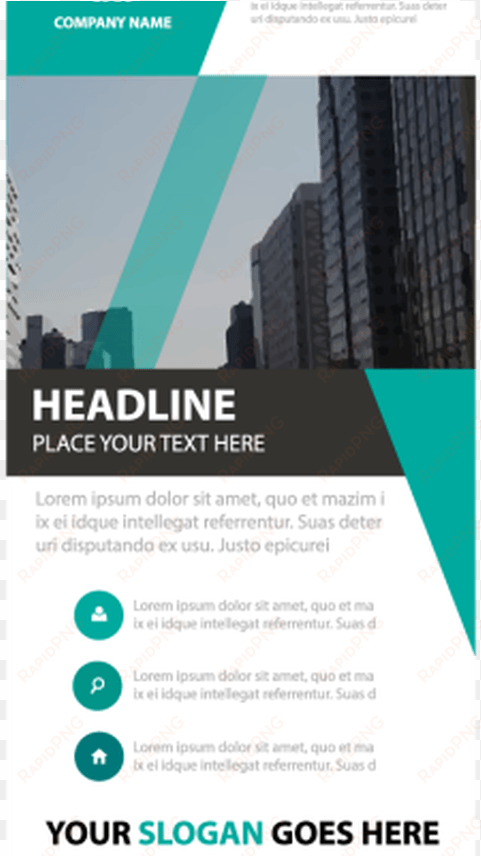 green triangle business roll up banner flat design - accounting journal: single entry ledger