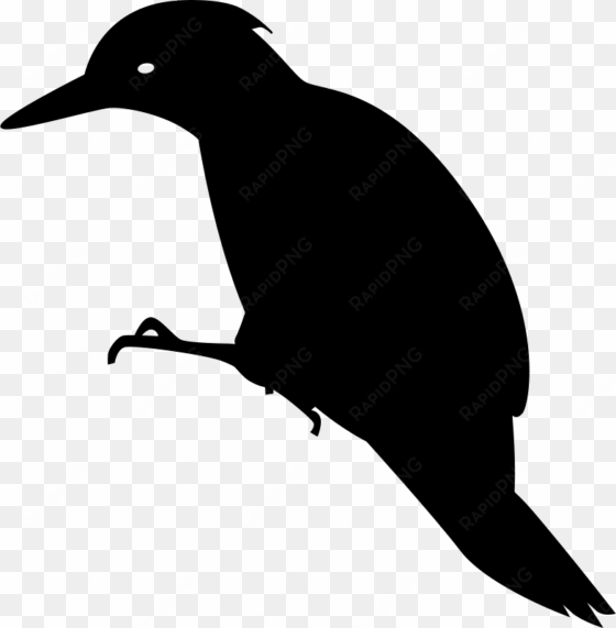 green woodpecker silhouette - ivory billed woodpecker silhouette