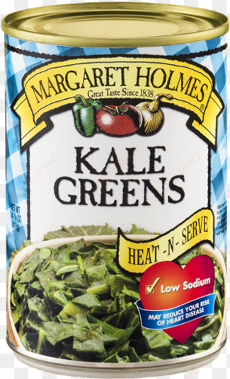 Greens & Spinach • Kale Greens - Margaret Holmes Seasoned Collard Greens - 14.5 Oz Can transparent png image