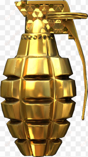 grenade transparent gold - brass