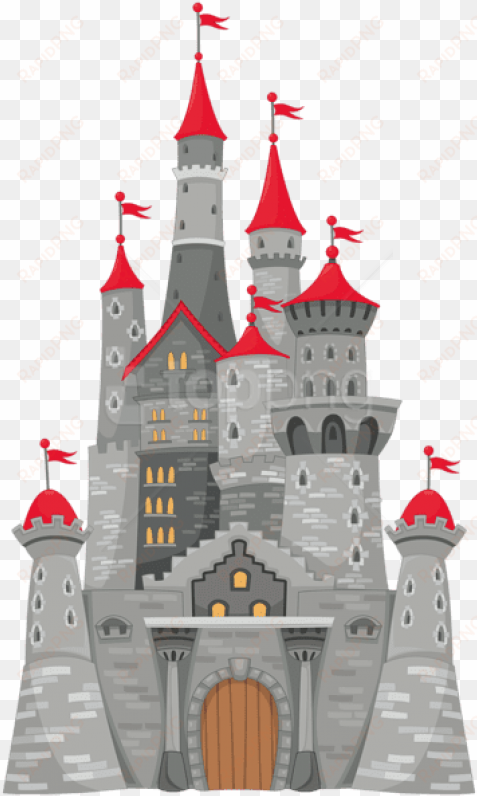 grey castle png clipart image - castle clipart