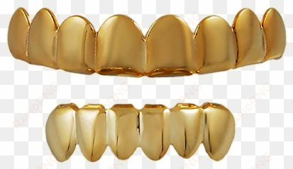 Grill Jewellery Gold Teeth Tooth - Gold Grill Teeth Png transparent png image